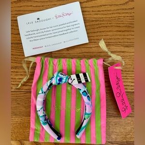 Lele Sadoughi x Lilly Pulitzer Knotted Kids Headband Collab